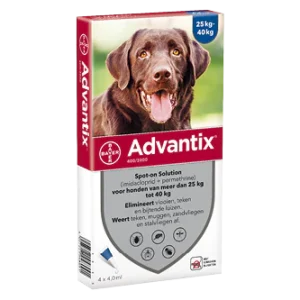 Bayer Advantix 400/2000 voor honden van 25 - 40 kg