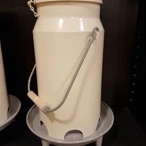 Voersilo metaal Deluxe Creme/Grijs