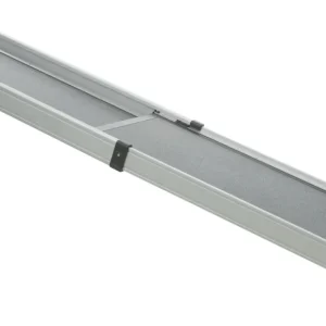 Tweedelige Telescoop-Loopplank, aluminium/schuurpapier
