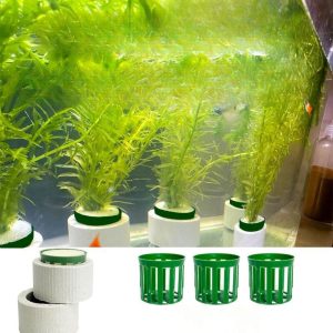 3-delige Aquarium Plantenringen 🐾 Set van 4 stuks 🐾