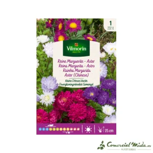 VILMORIN Semillas Reina Margarita Enana Diosa Variada