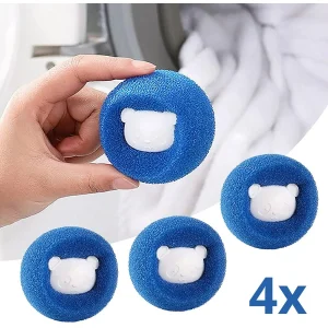 Wasdrogerbollen 4x – Huisdier Haarverwijderaar