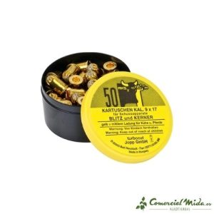 50 Cartuchos Aturdidores 9 x 17 mm