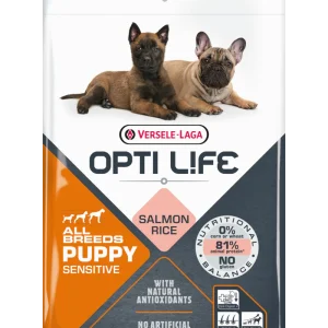 Opti Life Puppy Sensitive Salmon & Rice