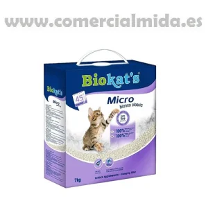 Arena SANDIMAS BIOKAT´S MICRO BIANCO CLASSIC 7Kg para lecho de gatos
