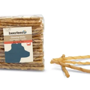 Kauwstaafjes runderhuid 100 stuks