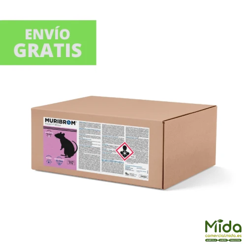 Rattengif MURIBROM LOKAASBLOK EXPRESS, doodt ratten en muizen (Brodifacoum) - Afbeelding 7