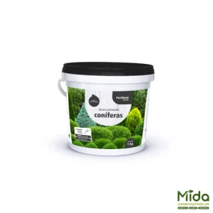 Abono granulado FERTIBERIA 1Kg para coníferas con antiamarronamiento