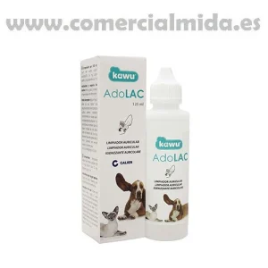 Limpiador Auricular ADOLAC 125ml para perros y gatos