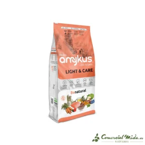 Amykus Original Light&Care Pienso para Perros Mayores o Con Tendencia al Sobrepeso