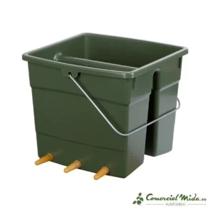 Kubusvormige drinkbak 11L voor lammeren (6 uitgangen)