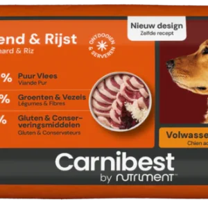 Carnibest Eend & Rijst (Géén verzending!)