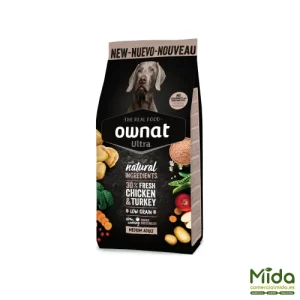 Pienso OWNAT Ultra Medium Adult para Perros Medianos