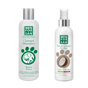 PACK MENFORSAN BIOTINA Y COCO: champú + agua de colonia