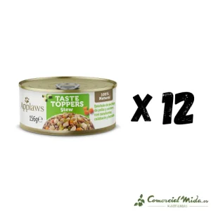 APPLAWS DOG LATA TOPPER Estofado de Pollo, Cordero y Verduras Pack 12X156g