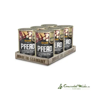 BELCANDO Caballo Alimento Húmedo de Patatas y Chirivías para Perros