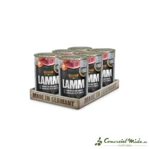 BELCANDO Alimento Húmedo de Cordero, Arroz y Tomate para Perros