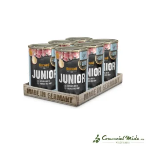 BELCANDO Junior Alimento Húmedo de Ave y Huevos para Perros