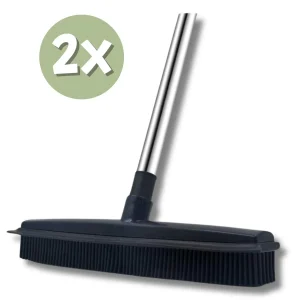 Rubberen Bezem 2 in 1 – 160 cm – 2 Stuks