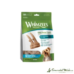 SNACKS WHIMZEES BAG OCCUPY ANTLER S Snacks Dental para Perros Pequeños 24UDS