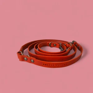 Scarlet Red Limited Edition | Verstelbare Leren Hondenriem