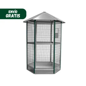 Voladeros para Pájaros de galvanizado con Accesorios GÓMEZ Y CRESPO