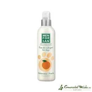 Agua de colonia MENFORSAN 125ml fragancia MELOCOTÓN para perros