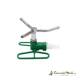 Aspersor de Riego 3 Brazos con Base Metal