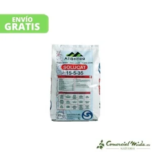 Abono Cristalino NPK Solucat 15-5-35 25 Kg