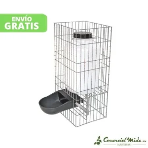 Bebedero Bebecan Semiautomático con Depósito 10 L y Rejilla