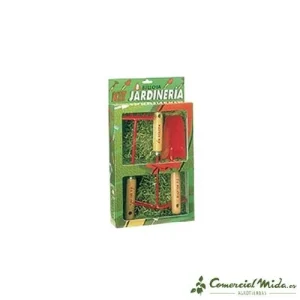 BELLOTA Kit de Herramientas para Jardinería (Transplantador, Horquilla y Rastrillo)