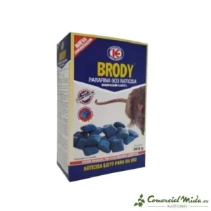 Rattengif BRODY BLOKKEN PARAFFINE OVULEN om ratten en muizen te doden (Brodifacoum)