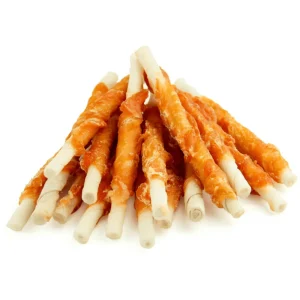 Chikko Quality - Buffelhuid Sticks met Kip - Hondensnack - 300gr