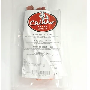 Chikko Quality - 100% Natuurlijke Bullenpees - 2stuks - Kauwplezier voor Uw Hond!