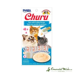 Churu CAT Snack Crema de atún con vieira
