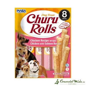 Churu DOG Rolls de Pollo con Salmon