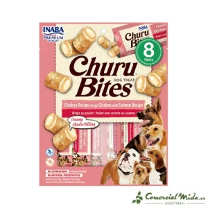 Churu DOG Bites Snack de pollo con Salmón