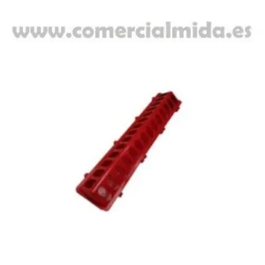 Comedero Rojo de Plástico para alimentar pollitos (50 cm)