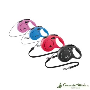 Correa FLEXI New Classic con Cordón para Perro