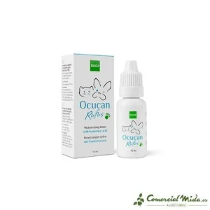 Limpiador Ocular DISOP Ocucan Rufus Gotas 15 ml para Perros y Gatos