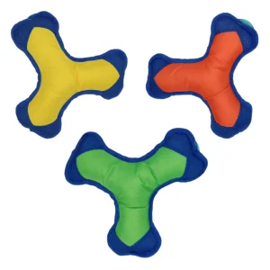 Dogs Collection - Drijvend Hondenspeeltje - Geel/Blauw