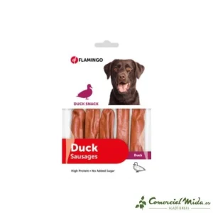 Snack FLAMINGO Salchichas de Pato 85 gr para Perros