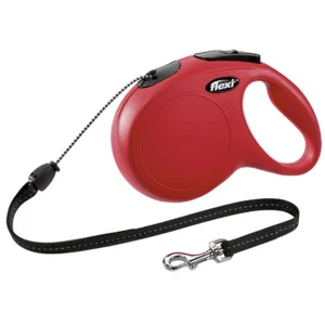 Flexi - New Classic - Hondenriem - Rood - Compact & Betrouwbaar - XS (3m)