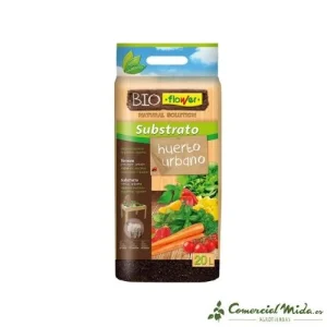 Substrato FLOWER para Huerto Urbano
