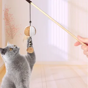 Linnen Katten Speelhengel 🐾 Stapelkorting 🐾