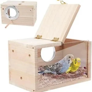 Houten Vogel Nestkast | Duurzaam, Transparant & Functioneel