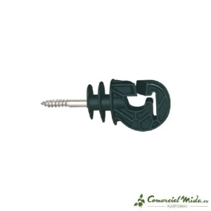 Aislador de Rosca para Hilo/Cinta 20 mm para Poste de Madera