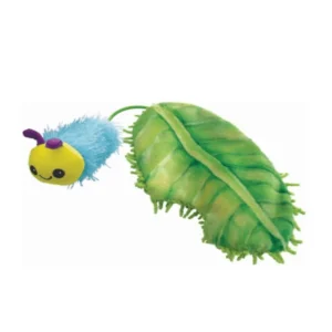 Kong - Flingaroo - Rups - Interactief Kattenspeeltje - Kattenkruid - 25cm