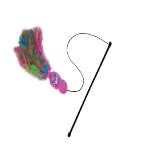 KONG - Wubba Boa Tease - Katten - Lokaas Speeltje - Roze - 45cm