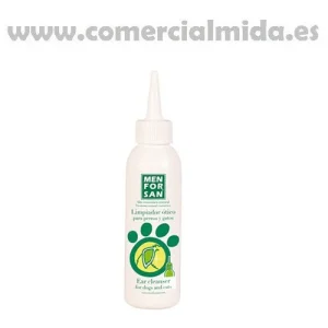 Limpiador externo auricular MENFORSAN 125ml para perros